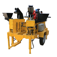 Presse hydraulique semi-automatique M7MI TWIN pour la fabrication de briques et de blocs en terre cuite, de bonne qualité