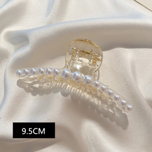 Pinzas de pelo personalizadas, pinzas de pelo de perlas, pinzas de mandíbula antideslizantes para atrapar el pelo, accesorios Hiar para mujeres y niñas de pelo largo grueso - Product Image 5