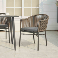 Chaise de salle à manger empilable en aluminium de qualité supérieure - Couleur - Optionnelle Chaise d'événement de jardin en plein air pour patio et café