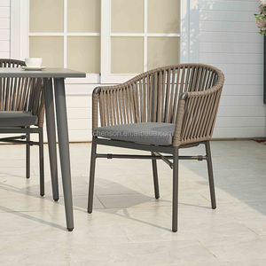 Silla de Comedor Apilable con Marco de Aluminio Premium - Color - Opcional, Silla para Eventos de Jardín al Aire Libre para Patio y Cafetería - Product Image 3