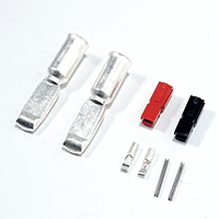Connecteur de batterie pour chariot élévateur à 2 broches SRE160 SBE160A 320A, prise de charge multicolore avec contact auxiliaire, compatible avec Rema
