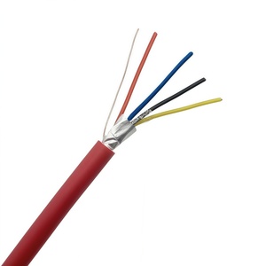 Câble d'alarme incendie blindé 4 conducteurs rouges 18 AWG à âme massive, gaine LSZH, conforme ROHS, bobine de 305 m pour systèmes d'alimentation industriels CC/CA - Product Image 2