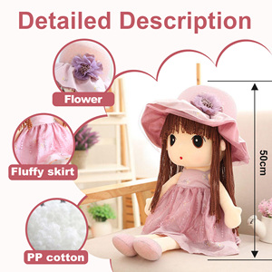 Bambole <span class=keywords><strong>di</strong></span> Peluche Personalizzate con Logo Anime Kpop per Bambine, Adorabili Giocattoli Principessa Elfo Cartone Animato, Bambole <span class=keywords><strong>di</strong></span> Peluche Tartaruga in Cotone PP - Product Image 3