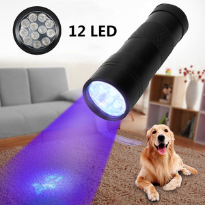 Portable <b>Flashlight</b> Torch Ultra Violet <b>Flashlight</b> Blacklight for Marker Checker Pet Urine Detection - Product Image 4