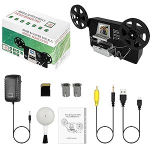 Ce scanner de films peut numériser vos anciens films en fichiers <span class=keywords><strong>MP4</strong></span>. Numérisez rapidement et facilement les bobines de film de 3 et 5 pouces en 1080P 20 images par seconde. - Product Image 2