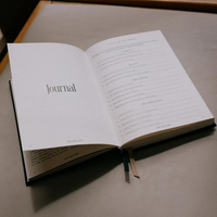 Carnet de planification et d'organisation personnalisé format A5 en lin rigide – Le meilleur journal personnel pour la réflexion et les soins intérieurs – Impression de livres de réflexion
