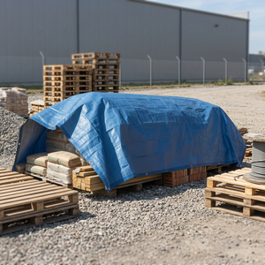 Feuilles en plastique de HDPE pour l'usage de ferme Couverture agricole résistante UV de bâche de HDPE imperméable - Product Image 5