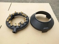 Brûleur à jet volcanique 16 brûleurs avec flamme pilote centrale et couvercle - Pièces de rechange pour cuisinière Wok 128 000 BTU