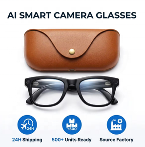 Lunettes Intelligentes Sans Fil Style Meta avec Caméra IA, Commande Vocale, Étanchéité IPX-5, Traduction en Temps Réel, Appel Vidéo HD 1080P - Product Image 2