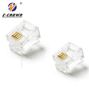 <span class=keywords><strong>Cable</strong></span> a granel con conector RJ45, <span class=keywords><strong>adaptador</strong></span> <span class=keywords><strong>jack</strong></span> de 3.5 mm a RJ11, enchufe modular para instalación en invernadero - Product Image 4