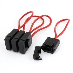 Hot Selling Automobile car fuse holder 8AWG/10AWG Waterproof Auto In Line Blade Car Fuse Box Holder fuse wire