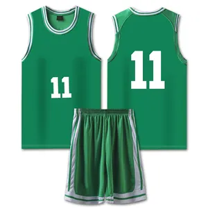 Wholesale Polyester Basketball Jersey Throwback Jerseys Blank Wear Youth Basketball Shirts Sports Team Sportswears For Men