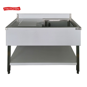 Évier commercial en acier inoxydable 201/304 résistant à la corrosion pour hôtel, restaurant, <span class=keywords><strong>camping</strong></span>, pour la préparation et le nettoyage des aliments - Product Image 2