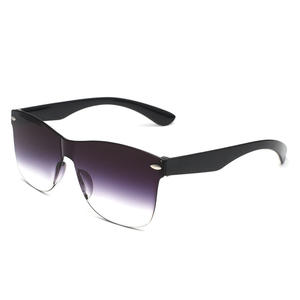 <span class=keywords><strong>Gafas</strong></span> <span class=keywords><strong>de</strong></span> Sol Retro Modernas con Estilo <span class=keywords><strong>de</strong></span> Clavos <span class=keywords><strong>de</strong></span> Arroz, Marco <span class=keywords><strong>de</strong></span> Plástico PC sin Montura, Protección UV400, Unisex, 23 Colores Disponibles - Product Image 4