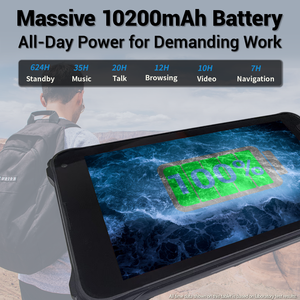 Tablet Industrial Resistente de 8'' con Android, Wi-Fi, Pantalla Capacitiva, Resistente a Caídas, para Aventuras y Uso en Exteriores - Product Image 3