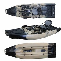 Kayak de pêche pliable VK42 ORCA II Vicking 2026 pour 1 personne, propulsion à pédales, moteur électrique, siège sur le dessus, portable, résistant à l'eau