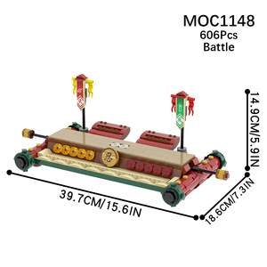 <span class=keywords><strong>Ninjutsu</strong></span> Arena MOC MOOXI MOC1148 film jouet série bricolage enfants garçon filles jouets blocs de construction briques ensembles - Product Image 3