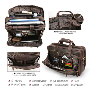 <span class=keywords><strong>Sac</strong></span> de luxe en <span class=keywords><strong>cuir</strong></span> pour hommes, porte-documents <span class=keywords><strong>17</strong></span> <span class=keywords><strong>pouces</strong></span> pour <span class=keywords><strong>ordinateur</strong></span> portable avec Logo personnalisé, <span class=keywords><strong>sac</strong></span> d'affaires en <span class=keywords><strong>cuir</strong></span> pleine fleur, nouvelle collection - Product Image 5