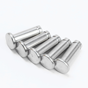 Pasadores de fijación de acero inoxidable 304 con cabeza plana y anillo de retención M3 M4 M5 M6 M12 M14, pasador de localización con circlip - Product Image 3