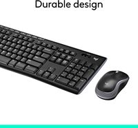 Teclado Inalámbrico K270 para Windows, 2.4 GHz, Tamaño Completo, con Teclado Numérico y 8 Teclas Multimedia