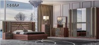 Suite de chambre à coucher en bois MDF personnalisable de 6 pièces avec fonction de massage pour la maison ou l'appartement Collection d'ensemble de chambre à coucher pour hôtel