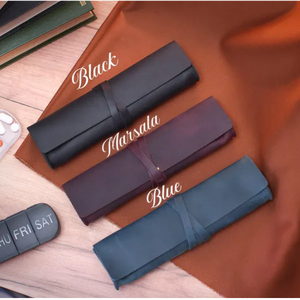 Portapillole in Pelle PU, Organizzatore per Medicinali, Astuccio da Viaggio, Custodia Incisa con Vassoio in Plastica, Regalo per <span class=keywords><strong>Padre</strong></span> - Product Image 6