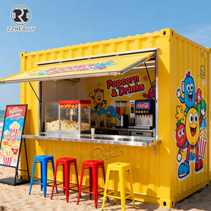 Diseño de Quiosco de Cafetería 2026, <span class=keywords><strong>Bar</strong></span> en Contenedor, Quiosco Prefabricado de 20 Pies en Venta, Puesto en Contenedor para Cafetería - Product Image 5