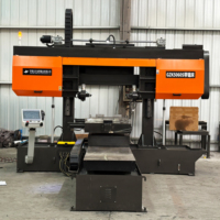 Machine à scier à ruban CNC GZK5060S ±90 °   Portique de découpe multi-angles à double colonne pour la fabrication de profilés et tuyaux en acier