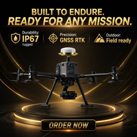 Antena GPS GNSS RTK Presisi Tinggi untuk UAV, Konektor TNC, Penentuan Posisi Tingkat Sentimeter untuk Pertanian CT HT-7091Y ABS