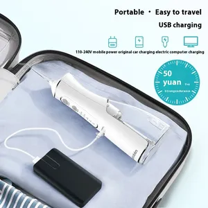 Nuevo Modelo 2026 Irrigador Bucal Inalámbrico a Prueba de Agua, con 4 Boquillas, Ajustes Multinivel, Limpiador Bucal OEM al por Mayor - Product Image 6