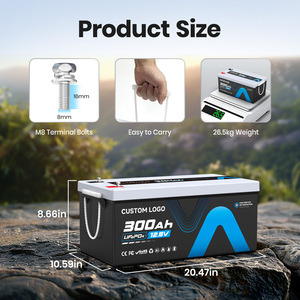 Batterie Lifepo4 pour camping-car 12V 300Ah 5000+ cycles 460Ah 560Ah 600Ah Batterie lithium Bluetooth pour climatisation solaire de camping-car - Product Image 2