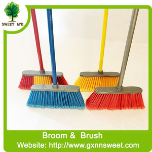 Hộ gia đình xoay quét dài kim loại xử lý bàn chải đặt Chổi Quét Bụi - Product Image 3