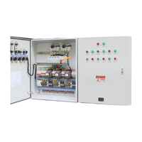 Armoire de commande électrique triphasée à quatre fils assemblée sur mesure, coffret de distribution industriel extérieur basse tension