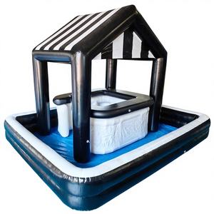 Bar inflable de calidad comercial para piscinas, fiestas acuáticas, eventos, pub hermético de PVC. - Product Image 1
