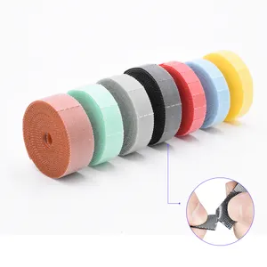 2024 New Reusable Fastening Tear Wraps Open pp Hook and Loop color Wire 6" /6 inch network management Cable Tie