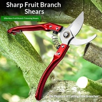 Gunting Pangkas Taman Profesional Baja SK5, Gunting Tajam Tugas Berat untuk Pohon Buah dan Berkebun Bunga Grosir