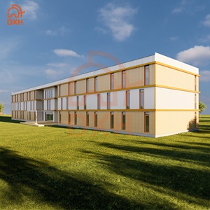 DXH Usine Appartement Dortoir Hôtel Préfabriqué Pack <span class=keywords><strong>Plat</strong></span> <span class=keywords><strong>Maison</strong></span> Conteneur Détachable Prix Bâtiment Préfabriqué <span class=keywords><strong>Maison</strong></span> - Product Image 4