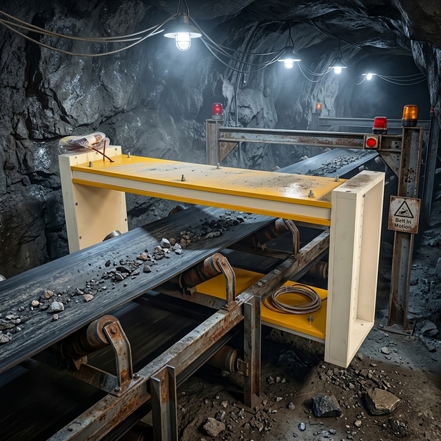 Industrial Metal Detectors Digital Control for Alloy Steel Stainless Steel Detection Heavy Duty Mining Belt Conveyor Safety