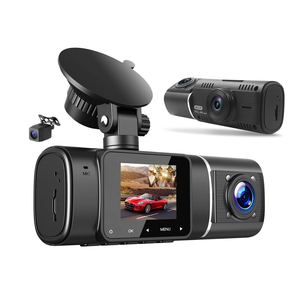 1,5 inch LCD Dashcam voor auto's, dubbele lens, HD 1080p, GPS, klein, 2-kanaals <span class=keywords><strong>Nextbase</strong></span> auto black box dashcam, zwarte kleur - Product Image 1