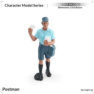Set de Juguetes Hechos a Mano de PVC con Figuras de Granja: Pastor, Criador, Granjero, Campesina, Muñeca, Adornos para Placa de Arena, para Niños de 4 a 6 Años, 17 Piezas - Product Image 6