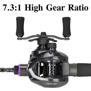 TSURINOYA-carrete de pesca ultraligero, 142g, Baitcasting de carbono, SPIRIT <span class=keywords><strong>FOX</strong></span> 50, sistema de finura de cebo, trucha, Ajing Rock Casting - Product Image 5