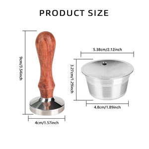 2ฝัก1เซ็ตกาแฟแบบแคปซูลแบบเติมได้เข้ากันได้กับ <span class=keywords><strong>Dolce</strong></span> <span class=keywords><strong>Gusto</strong></span> เครื่องชงกาแฟฝักกาแฟแบบใช้ซ้ำได้ - Product Image 3