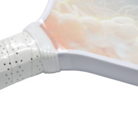 Raquette de pickleball pliable en fibre de carbone T800, durable, 16 mm, thermoformée, unibody, nid d'abeille, brute, givrée, raquette de tournoi professionnelle USAPA