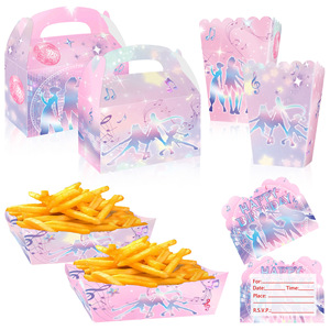 Set de Decoración para Fiesta de Cumpleaños de Niñas Cazadoras de Demonios, Caja de Papel, Adornos de Panal, Accesorios Desechables para Decoración de Espacios para Niñas de 5 a 7 Años - Product Image 2