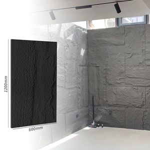 Paneles de Pared de Imitación Piedra Impermeables, Diseño Clásico de Ladrillo 3D y Roca de Hongo para Decoración de Exteriores y Aplicaciones en Hoteles - Product Image 3