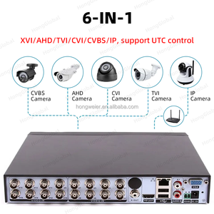Hongglobal 1080P/5MP/4k-n <span class=keywords><strong>4CH</strong></span> 8CH CCTV H.265 DVR 6 trong 1 XVI/<span class=keywords><strong>AHD</strong></span>/TVI/CVI/CVBS/IP coaxcial <span class=keywords><strong>P2P</strong></span> CCTV Camera ghi video kỹ thuật số - Product Image 3