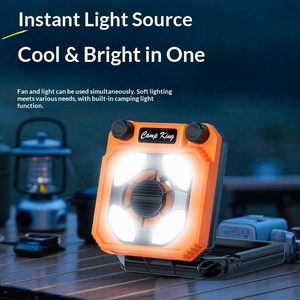 Lampe de camping LED Camp King 5000K lumière du jour IP65 étanche pliable avec variateur d'intensité et batterie au lithium - Product Image 5