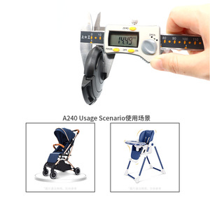Hebilla de seguridad de cinco puntos KJM de 26 mm de diámetro interior y 35 kg de fuerza de tracción para uso en cochecitos de bebé - Product Image 4