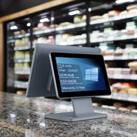 Vente en gros de terminaux de paiement tout-en-un ultra-minces de 15.6 pouces pour caisse enregistreuse windows Pos système tout-en-un pour restaurant