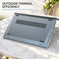 Nouvel ordinateur portable N100 à double écran tactile IPS de 15,6 pouces avec Windows 11 Pro, 8 Go/16 Go de RAM, 256 Go/512 Go de SSD, Intel 144 Hz pour étudiants